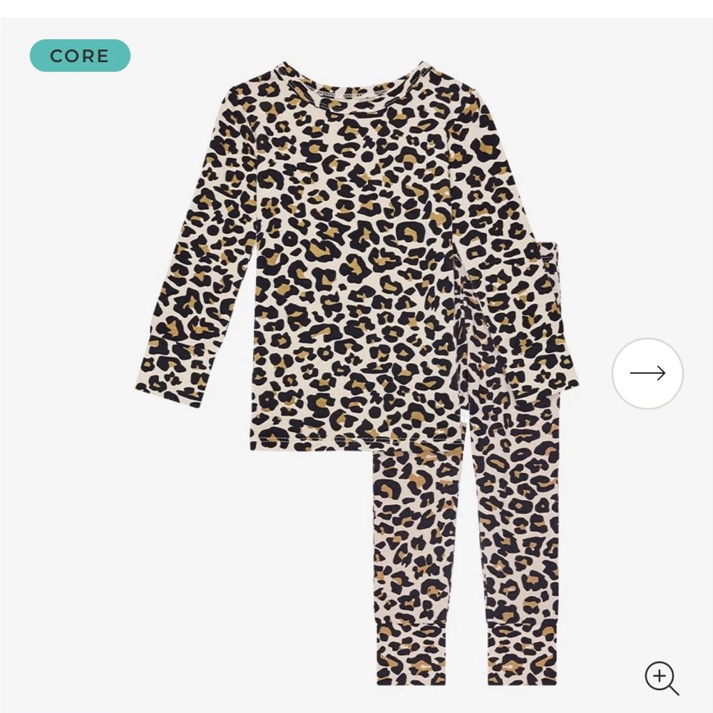 Posh Peanut Lana Leopard Pajamas